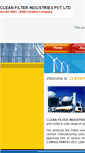 Mobile Screenshot of cleanfilterindustries.com