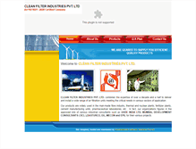 Tablet Screenshot of cleanfilterindustries.com